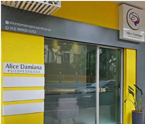 Fachada da Clínica Multidisciplinar Alice Damiana
